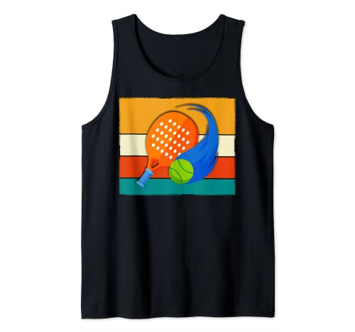 Retro Vintage Pickleball Silhouette Pickleball Gift Canotta