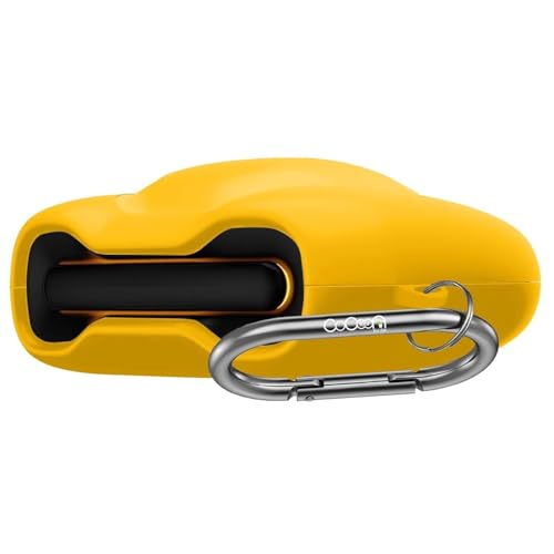 Image of Soft Silicone Case Cover Compatible for GoBoult Audio UFO | GoBoult Astra | GoBoult Mustang Torq (Yellow)