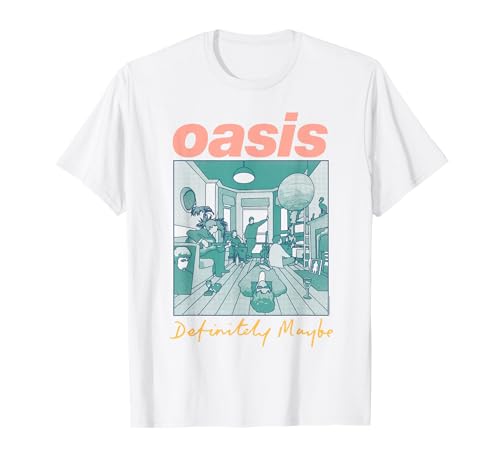 Oasis – Definitely Maybe Pink T-Shirt