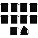 Miunpri 10 bolsas para joyas, 7 x 9 cm, bolsa de terciopelo con cordón, mini bolsas para joyas, anillos, bodas, fiestas