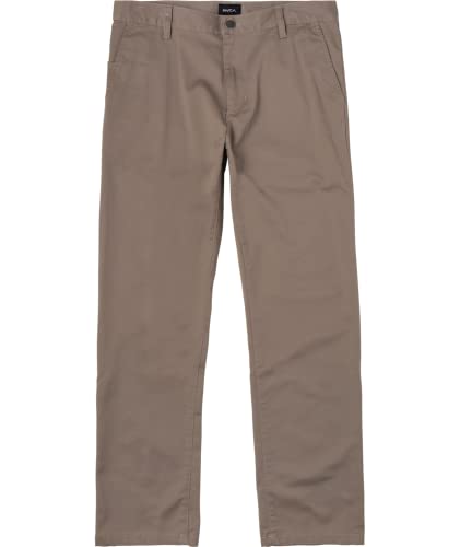 RVCA The Weekend Stretch Pants Dark Khaki 1 30 32