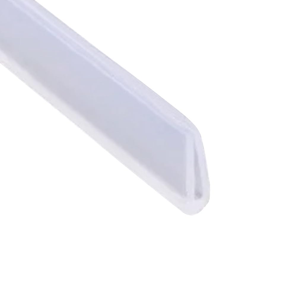 Joint d'étanchéité douche en verre blanc pour sol de salle de bain sec