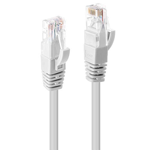 LINDY 20m Cat.6 U/UTP Ethernet Cable, White