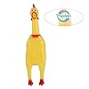 STOBOK Squawking Chicken Rubber Squeeze Toy | Fun Stress Relief Toy