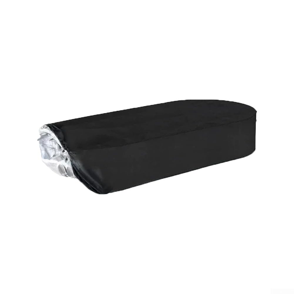 Heavy Duty 210D Fabric Tank Cover 72x24x12 Black(M)