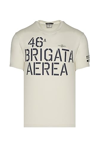 T-shirt Homme Aeronautica Militare TS2128 style pilote pour le week-end