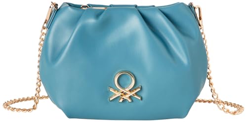 United Colors of Benetton Portafoglio 6zbgdy07a, Bolsa Mujeres, Turquesa, ST