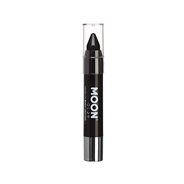 Moon Glow - Neon UV Paint Stick Body Crayon for the Face & Body – Black