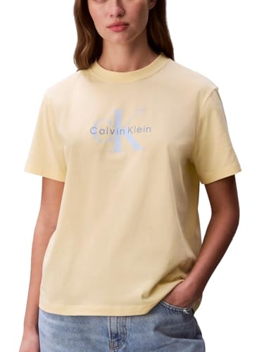 Calvin Klein Women's Monogram Logo Crewneck T-Shirt
