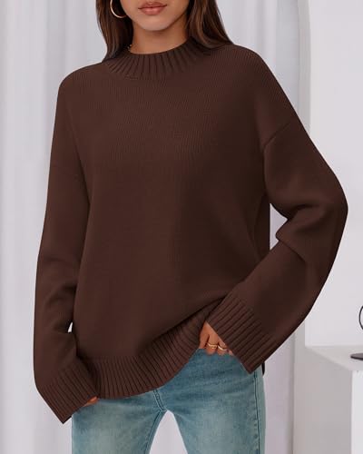 BTFBM Sweaters for Women 2025 Casual Crewneck Long Sleeve Loose Ribbed Knit Pullover Sweater Winter Clothes Fall Outfits4