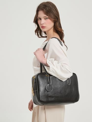 Bolso tote de cuero vegano para mujer miniatura 2