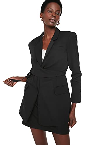 Blouson aviateur grande taille Trendyol avec col revers veste tissée coupe régulière