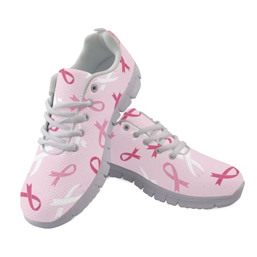 POLERO Lightweight Sneakers Shoes for Women Casual Breathable Mesh Running Training Shoes