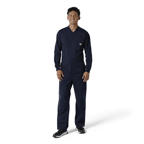 Carhartt Rugged Flex RSCU Mens Ripstop Coverall Dark Navy XL