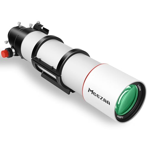 Image of MEEZAA Telescope, 80ED F7.5 Telescope OTA, Extra Low Dispersion Achromatic Refractor Tube, Compact and Portable Optical Tube for Astrophotography and Visul Astronomy