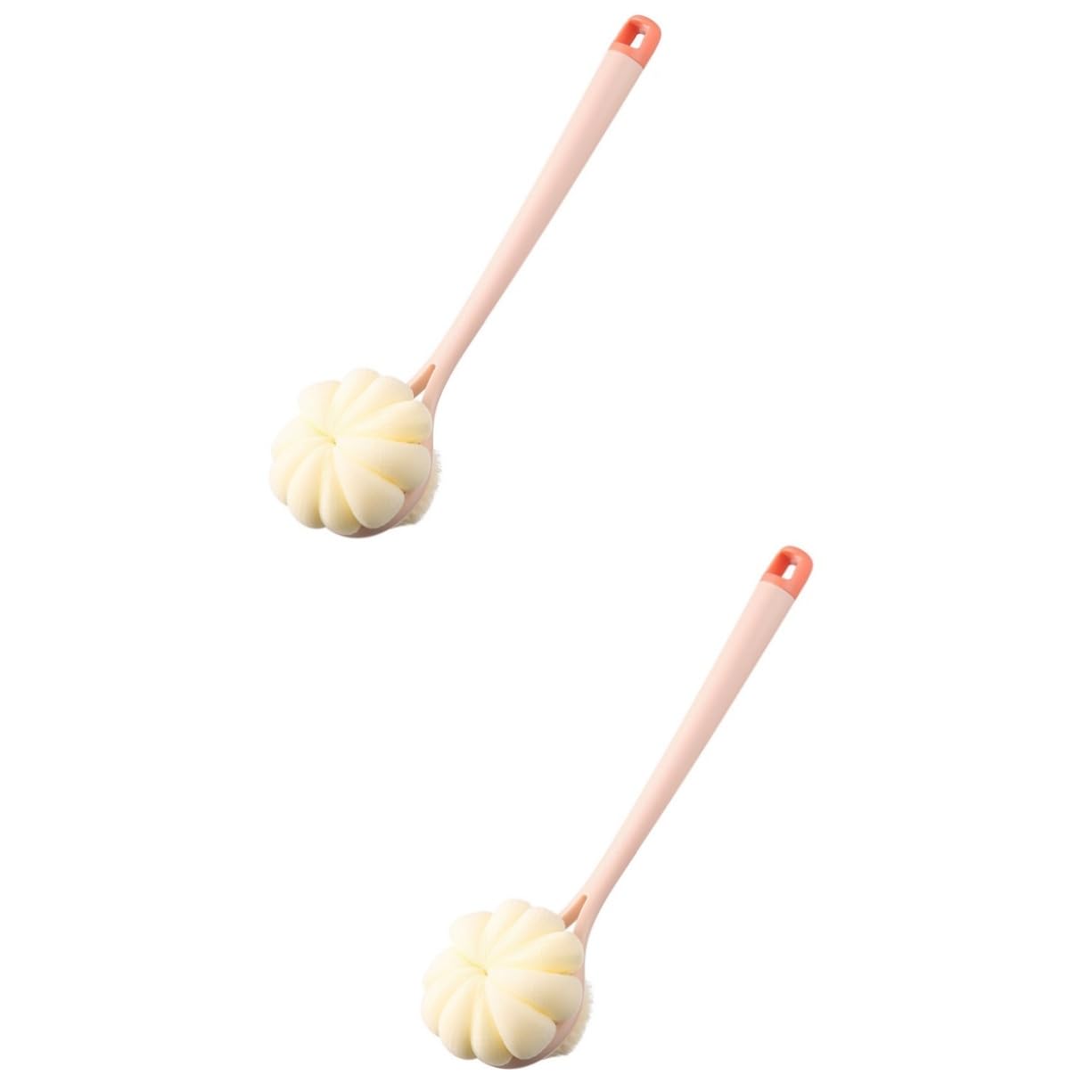 Healeved 2stücke Badebürste Mit Langem Griff Doppelseitige Rückenreinigungsbürste Ergonomisches Design Sanfte Massage Für Körperpflege Und Hygiene Für Senioren Hauttypen