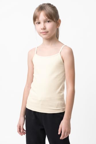 Image of Kurve Girl's Sleeveless Tank Top - Stretch Undershirts Cami Camisole, UV Protective Fabric, Rated UPF 50+ (Made in USA)