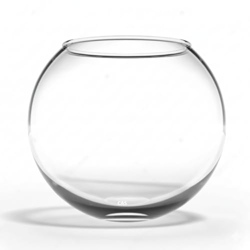 Image of CAS 1L to 14L Glass Fish Bowl (12 inches, Neck Less (Glass) 13 litres