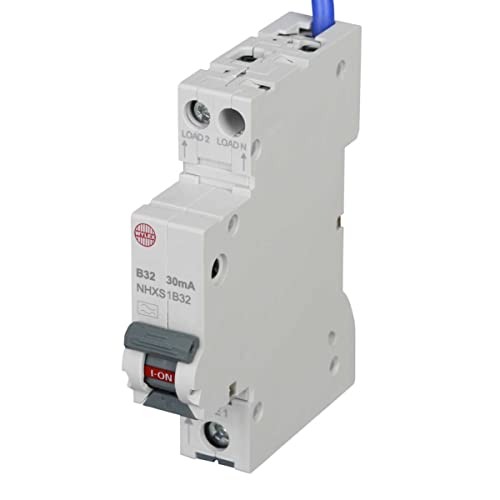 Wylex 32A 30MA RCBO SINGLE MODULE B CURVE GB6:NHXS1B32