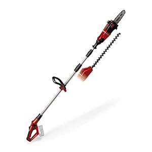 einhell outil multifonctions 2en1 sans fil ge hc 18 li t solo power x change (18 v, ébrancheur : 200 mm, taille haies : 400 mm) livré sans batterie ni chargeur