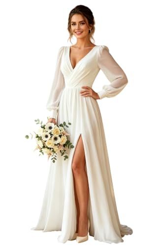 Civil Wedding Dresses for Bride 2026 Casual...