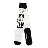 eb's エビス 靴下 ソックス 犬 ベリーワーム ドッグ 日本製 ウール ひつじ スノー小物 スノボ スノーボード スキー ユニセックス VERY WARM DOG 品番 4500456 (WHITE, ML(25-28cm))