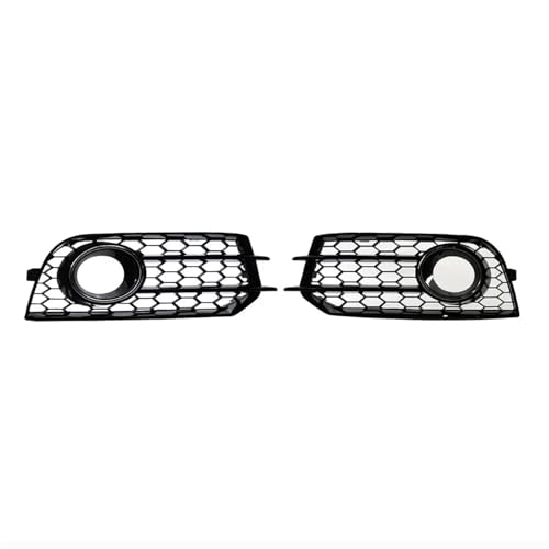Rejilla delantera para Audi A1 8X con panel de nido de abeja en negro y cromo de 2010 a 2014