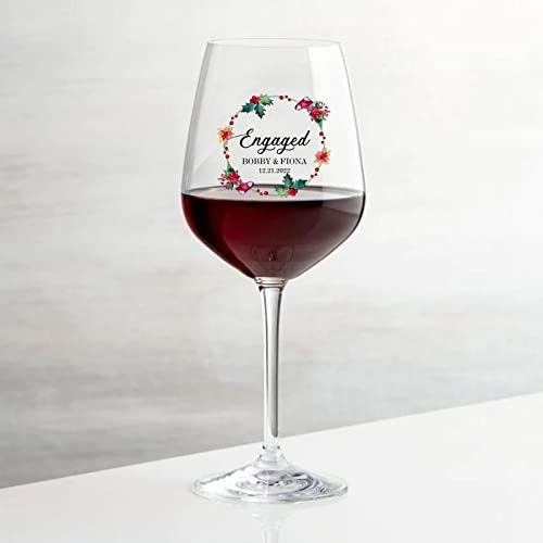 Verres à vin à suspendre pour optimiser l'espace de votre bar Our First Christmas - 4