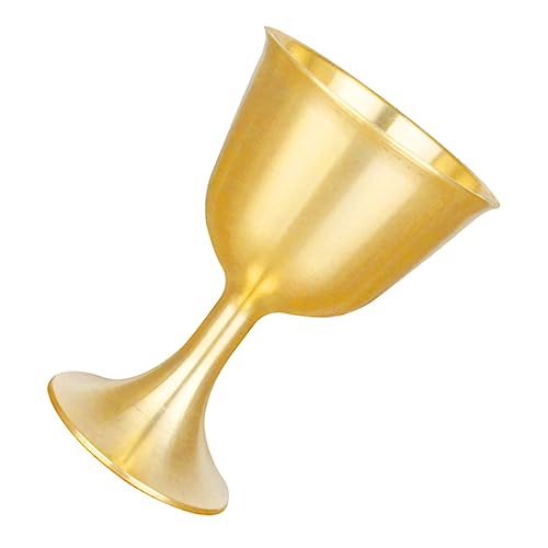 GRIRIW Copa De Latón Para Ofrendas Santuarios Budistas Copa Riqueza Vaso Decorativo y Funcional Para Ceremonias