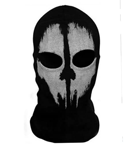 Masque De Crâne Fantôme Balaclava Bike Skateboard Ghost Skull Mask for Cosplay Costume Cycling Outdoor Sport, Cosplay Costume Costume Skull Mask, Ghost Mask, Skull Mask Cover