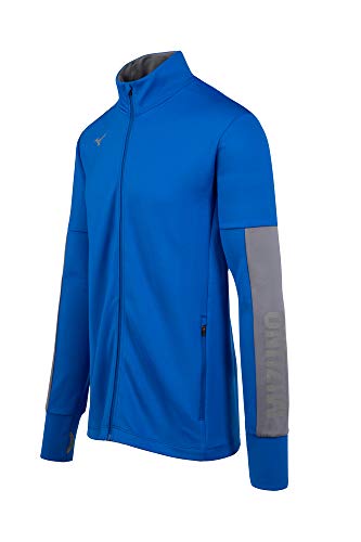 Chaqueta Mizuno Alpha Quest para hombre en color azul real talla M