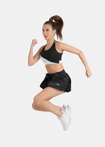 Image of STRCH Women's Nylon Pro Player Flurry Flow Comfort Skirts