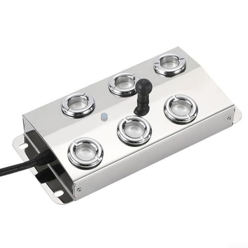 Sistema de generación de niebla con múltiples boquillas para adaptarse eficazmente a todas tus necesidades al aire libre (seis cabezales)