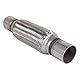Kingsea Universal Flex Pipe Exhaust,Flexible Pipe 45mm×250mm,Stainless Steel Car Braided Exhaust Flex Pipe,Bellows Flex Joint