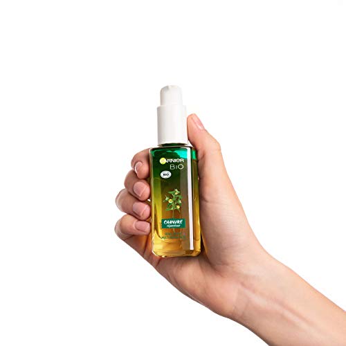 Garnier Bio - Huile de Nuit Multi-Réparatrice Visage - Au Chanvre Nourrissant & Vitamine E - Peaux Stressées & Sensibles - 30 ml – Ansicht 5