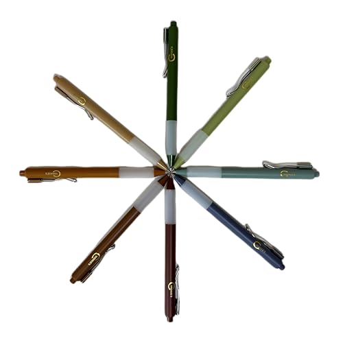 Channie's Earth Tone Gel Pens pack de 8 colores naturales miniatura 3