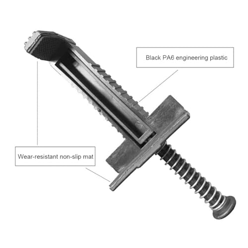 Construction String, 2Pcs Brick Liner Runner 9 To 12cm Clamping Engineering Plastic Wire Drawer Bricklaying Tool Fixer String Line with Anti Slip Pad for Building Construction miniatura 5