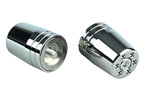 ポッシュ(POSH) ハンドルバーエンド ウルトラヘビーバーエンド カワサキ純正ハンドル M8用 NINJA250 | Z900RS | ZRX1200DAEG 等 メッキ 031579