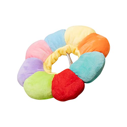 POPETPOP Recuperação Do Gato Ajustável Collar Bonito Girassol Pescoço Em Forma de Cone Isabelino Col