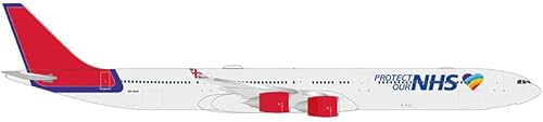 Herpa Maleth Aero A340-600 1/500 Proteger Nuestro NHS (**) HE535496