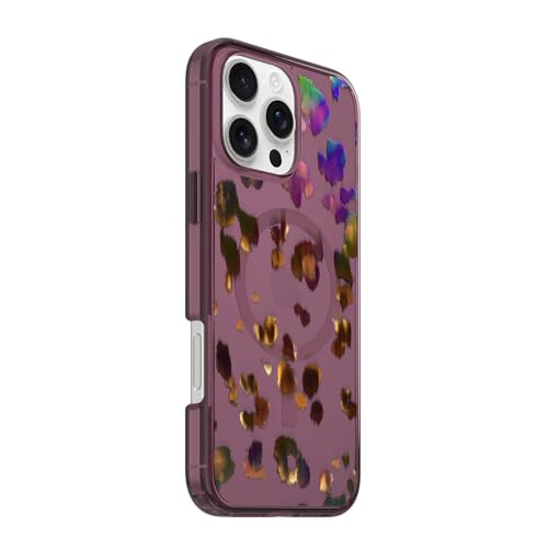 Image of OtterBox iPhone 16 Pro Max Symmetry Series Clear Case - Leopard Shift Pink - Ultra-Thin, Sleek iPhone Case, Colorful Animal Print iPhone Case