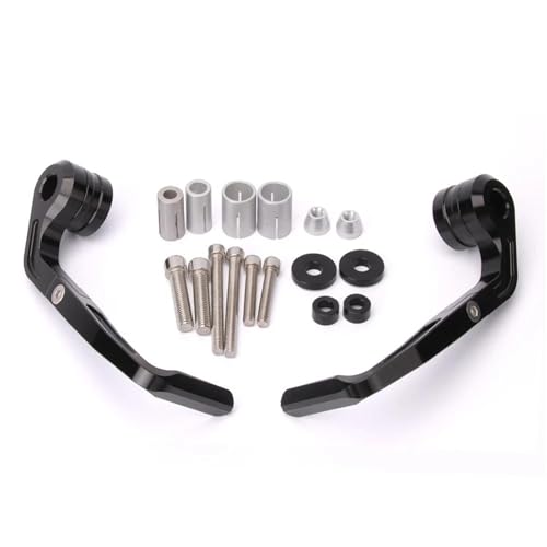 Levier handguard moto noir aluminium CNC pour Kawasaki ZX-10R ZX-6R H2