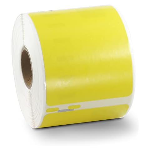 BETCKEY - 1 Rollo Grande Amarillo Etiquetas Multiusos Cover