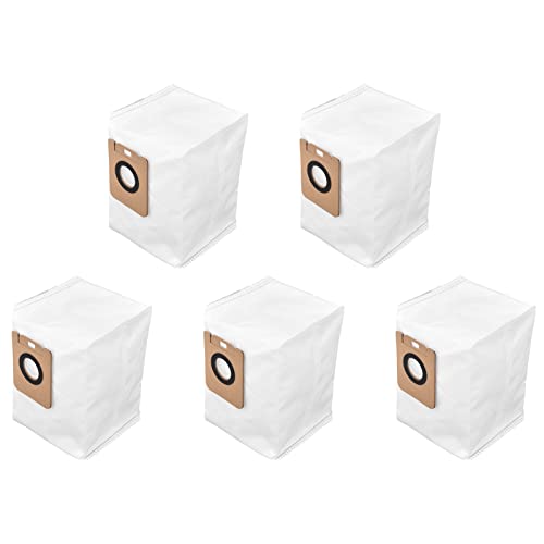 Hozee Staubbeutel für Xiaomi Dreame Bot Z10 Pro / L10 Plus, Auto-Leer-Roboter-Staubsauger Ersatzteile, Auslaufsichere Staubbeutel, Automatische Absaugstation Ersatzteil Zubehör Beutel, 5 Stück Cover