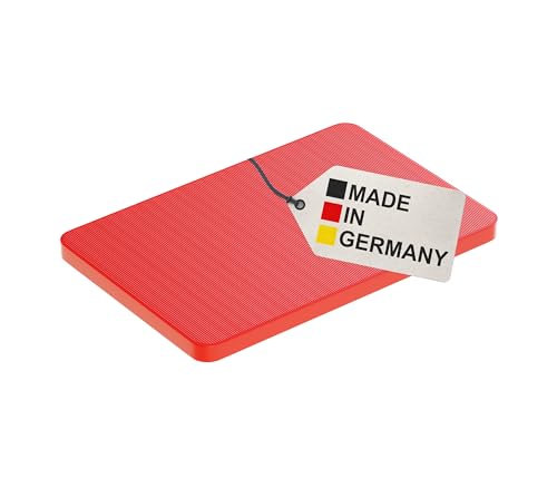 BAUHELD Universal Unterlegplatten 60x40 x 3mm [100 Stück] - Made in Germany -Abstandshalter aus Kunststoff - Vollmaterial - Als Unterlegkeile, Kunststoffplatte, Fliesenkeile oder Verglasungsklötze