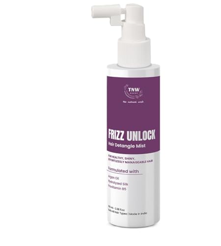 Image of TNW - The Natural Wash Frizz Unlock Detangle Spray | Instant Detangling & Frizz Control | Enriched with Argan Oil, Hydrolyzed Silk & Provitamin B5 | Sulfate-Free | Suitable for All Hair Types | 100ml