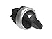 Lovato Electric LPCS121 Selector Switch Actuator Knob 22Mm Platinum Series, 2 Position, 0 < 1