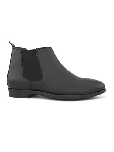 Image of FENTACIA Leather Chelsea Boots for Men | Men Ankle Slipon Boots