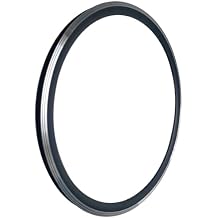 Voilamart 36H Double Wall Aluminum Bicycle Rim, 0.75/0.98 IN Width, 1.18 IN Height, 36 Holes, Fits Mountain Bike Trike Tricycle with V-Brake Area, Schrader/American/Franch Valve fits Inches, 20