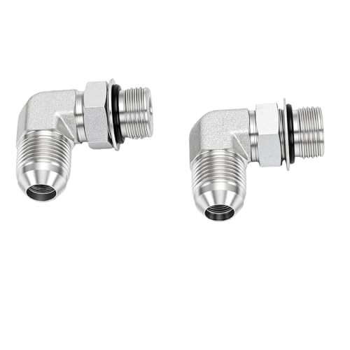 Conector de Codo de Acero Al Carbono 1/2 Pulg con Sellado Hermético ORB 3